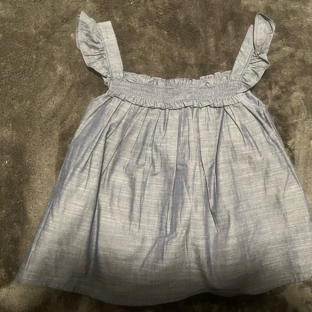 Janie and Jack size 4 blue short sleeved shirt